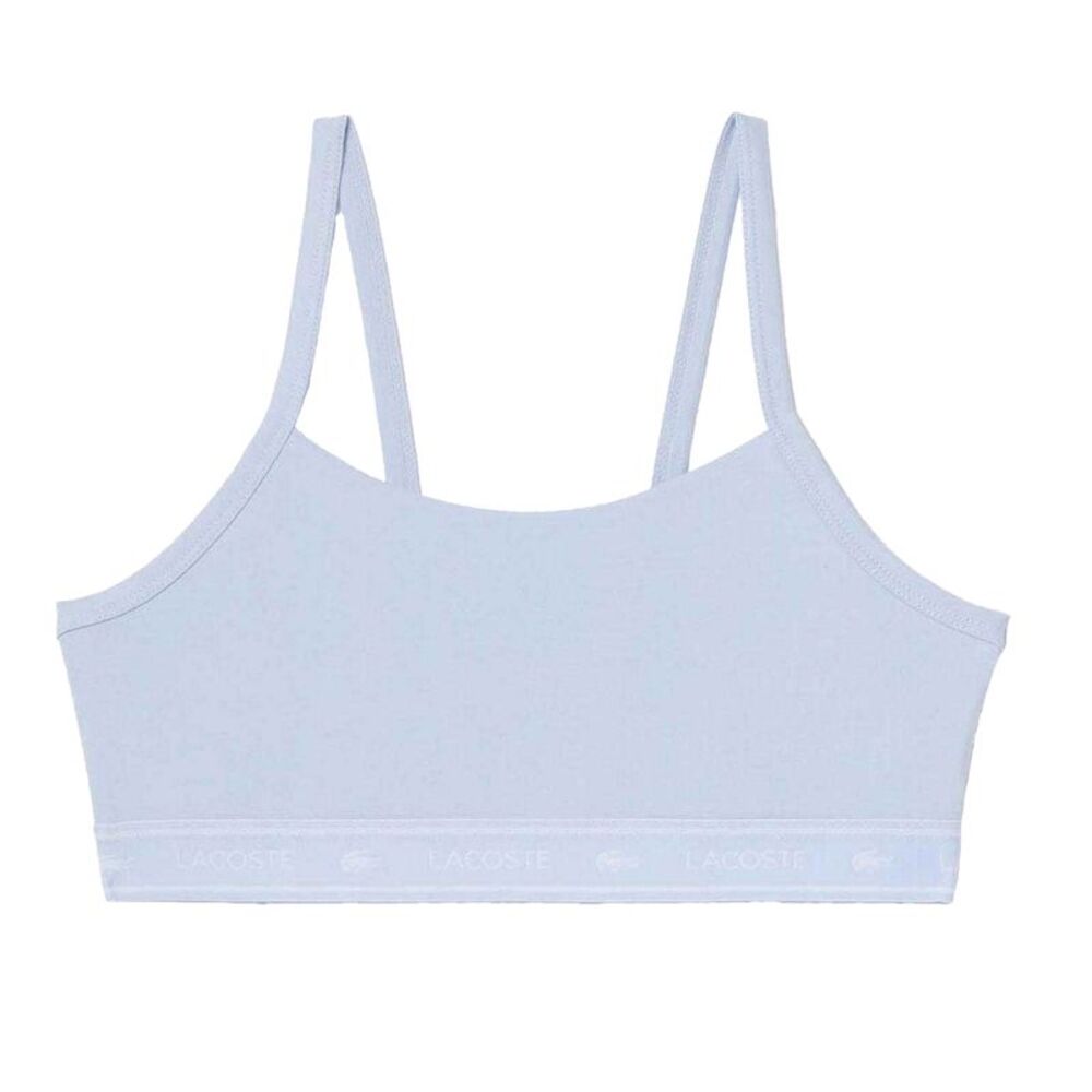 Lacoste Womens/Ladies Logo Bralette / Blue